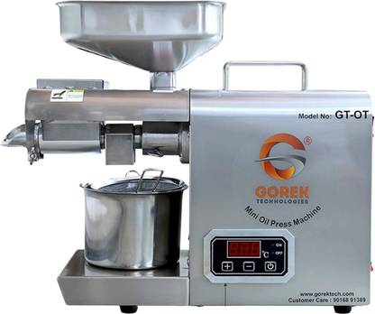 gorek technologies GT-OT Oil Press/Maker Machine With Simplified Digital Temp Controller 600 W Food Processor