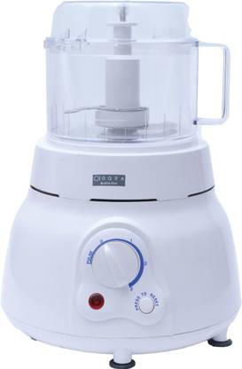 OQUA Dough Kneader, Vegetable Chopper, Citrus Juicer 400 W Food Processor