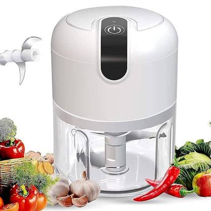 credsy Mini USB Rechargable Electric Chopper Grinder Waterproof Food Processer 220 W Food Processor