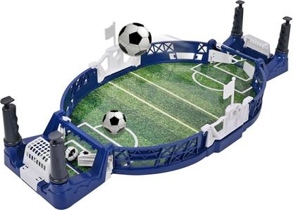 DRUMSTONE Mini Tabletop Foosball Game – 2-Player Indoor Football Board Game Foosball Table