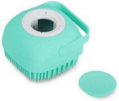 HM EVOTEK Silicone Bristles Palm Body Massage Brush Exfoliating Shower_163