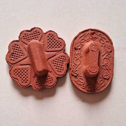 Cloudzy Handmade Organic Mitti Scrubber Dead Skin Callus Remover Clay Foot Scrubber