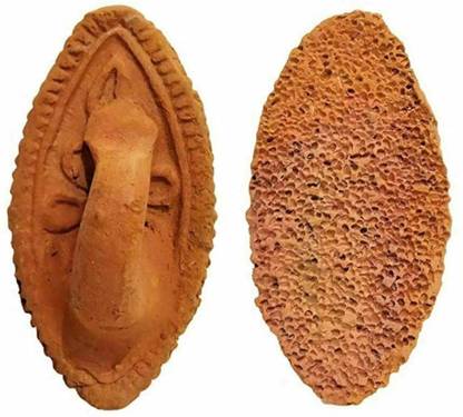 QWGPT foot scrubber for shower [ MAILKHORA ] SCRUBBER STONE 2 PCS