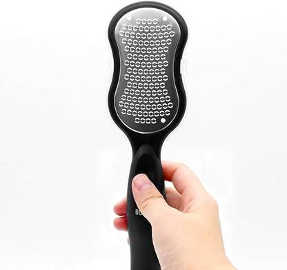 Bocas Professional Stainless Steel Pedicure Foot Filer Callus Remover Scrubber