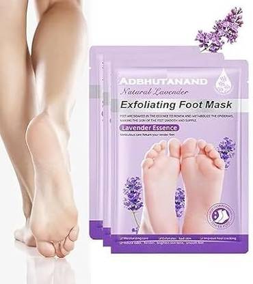 Hare Krishna Foot-Peeling-Mask-Dead-Skin-Remove-Off-Mask-Removes Calluses-levender(PACK OF 1)