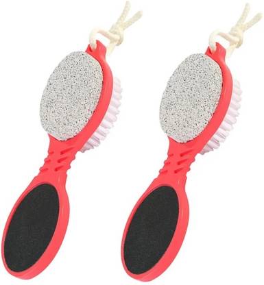 solemn All-in-One Foot Scrubber & Hard Skin Remover for Soft Legs Pack of 2