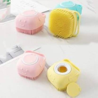 SHUBHI SHOPEE Soft Silicone Scrubber Brush (Pack of 1)