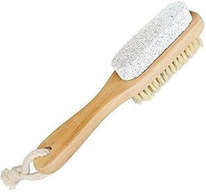 Timbuk2 Pumice Stone Combo foot Brush, Body Exfoliating Double Side Bristle Brush 1 pcs
