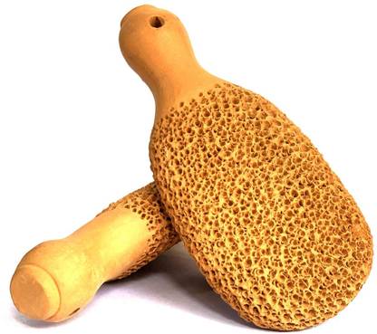 Turtulsgroup Terracotta Callus Stones Man/Woman Dead Skin Remover Size 4.3 Inch Packof-2