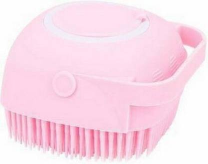 HM EVOTEK Silicone Bristles Palm Body Massage Brush Exfoliating Shower_158