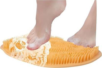 ZOVISU 1PC Shower Foot Scrubber Mat Back Washer