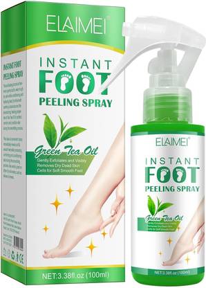 Clean Living Instant Foot Peeling Spray for Dead Skin Removal,Dry Toe Skin and Calluses