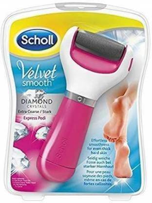 Scholl Velvet Velvet Smooth Electronic Foot File - Professional Foot Care System
