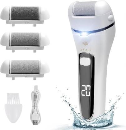 AZAH Electric Callus Remover | Feet Care| Removes Dead Skin | Rechargeable & Washable