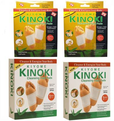 KIYOME KINOKI Cleansing Toxin Remover Foot Patches, Organic Weight Loss Patch, For Men & Women