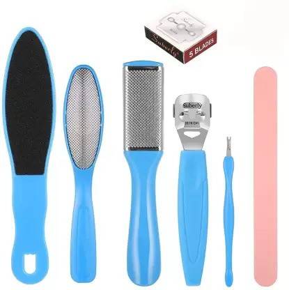 Elecsera Pedicure Tools For Feet - Footfile Kit, Foot Scrubber | Scrub For Dead Skin