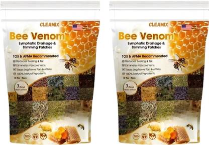 Cleamix Detox Foot Patches Bee Venom Stress Relief Plaster & Patch