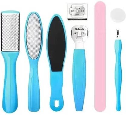 MEHILE Pedicure Tool Kit Ladies Portable Manicure Machine Foot Care 8 in 1