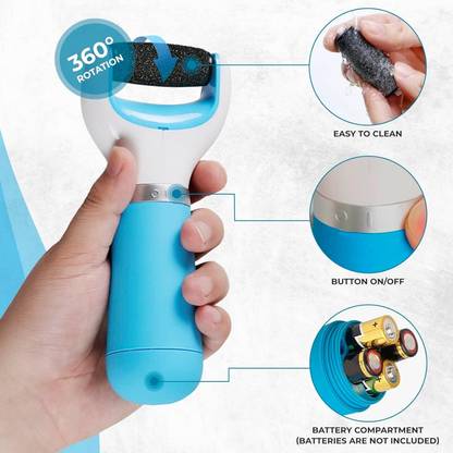 EVERERIN Hard Skin Foot Scrubber Pedicure Tools Callus Remover Hard