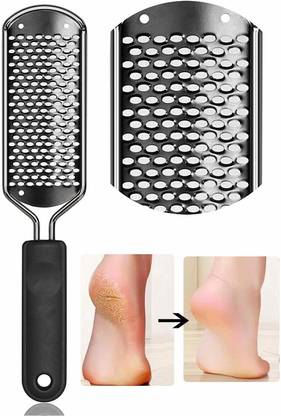 Verilux Stainless Steel Rasp Callus File Blade Foot Care Callus File for Wet and Dry