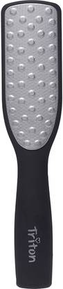 TRITON Professional Dual Sided Lazer Foot Scraper/Filer for Hard n Dead Skin Callus Removal, Pedicure Foot Scrubber for Men n Women