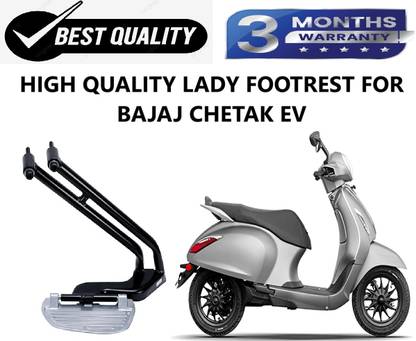 DAZZRIDE Footrest Ladies Rear Footrest FOR BAJAJ CHETAK EV Foot Rest