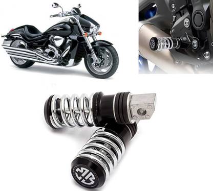AUTO PEARL Anti Theft Motorcycle Security Alarm System with 2 Remotes for Intruder Foot Rest