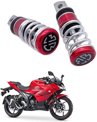 Miwings Red Foot Rest For Gixxer SF Foot Rest
