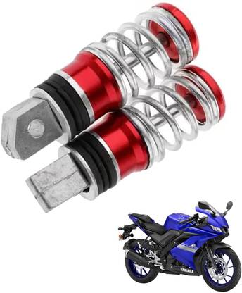 Generox Permium Quality Spring Foot Rest (RED) 2pcs For YZF R15 V3.0 Foot Rest