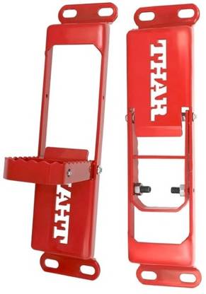 SGTB Door Hinge Step with Folding Foot Pedal Compatible for Mahindra Thar Two Pieces Foot Rest