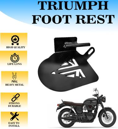 ASRYD Triumph Speed 400 Black Foot Rest Latest Foot Rest