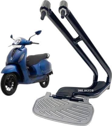Dhe Best Scooty Metal adjustable Rear footrest For Chetak 3202 Foot Rest