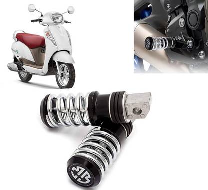 AUTO PEARL Anti Theft Motorcycle Security Alarm System with 2 Remotes for Access SE Foot Rest