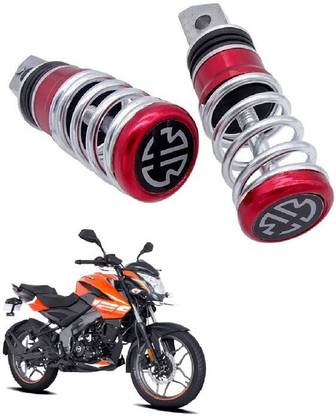 Miwings Red Foot Rest For Bajaj Pulsar 125 Foot Rest