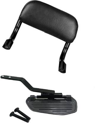 DAZZRIDE New High & Heavy Quality Ola Electric S1 & S1 Pro Combo Back Rest & Foot Rest