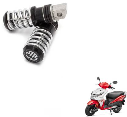 Miwings Black Foot Rest For Honda Dio Foot Rest
