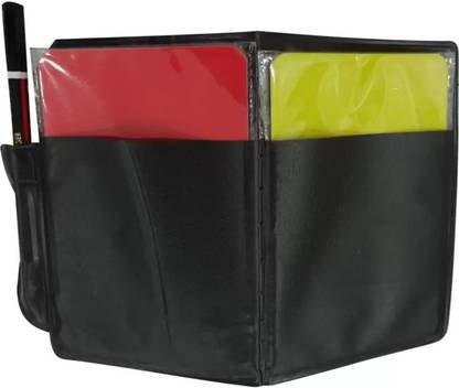 YMD Football Referee Card Red Yellow (Set of 2) Football Foul Card