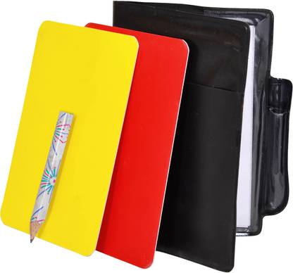 SAS Referee Scorebook Football Foul Card