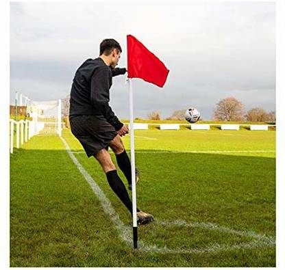 LOVE ROXAN corner flags with poles Football Foul Card