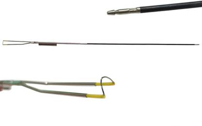 Vikas Enterprises Laparoscopic Monopolar Cutting Loop Gynecology Surgical Instrument Forceps Jar
