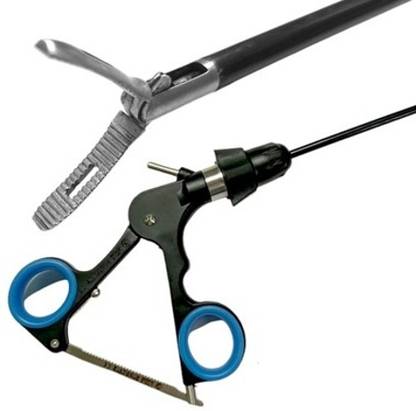 PRAGTI ENTERPRISE RUDRA Laparoscopic Oviduct Grasper 5mm SS Reusable Surgical Instruments Forceps Jar