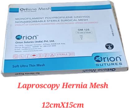 Hernia Mesh Laparoscopic Mesh 12cmX15cm Forceps Jar