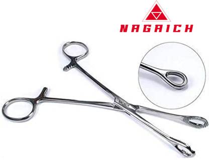 NAGAICH Sponge Holding Forceps,Sponge Holder Size 8,10 Inch Bone Distractor