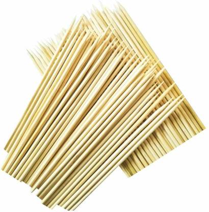 Rosefinch Kebab stick Bamboo Skewers Chocolate Fountain Wooden sticks (70 Pcs Stick) Disposable Bamboo Salad Fork