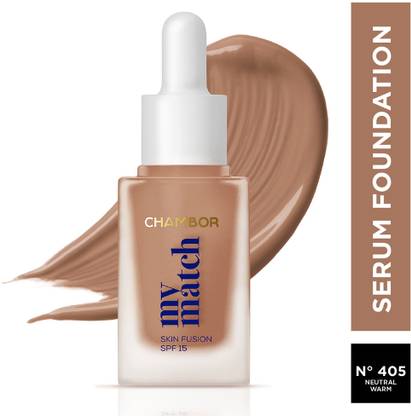 Chambor My Match SPF 15 Skin Fusion Serum Foundation in 20 shades- #405 Neutral Warm Foundation