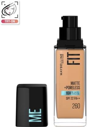 MAYBELLINE NEW YORK Fit Me Matte + Poreless Foundation Natural Matte - Shade 260 Foundation