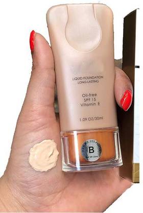 Jiwoo Oil Free Long Lasting Liquid Foundation (beige, 30 ml) Foundation