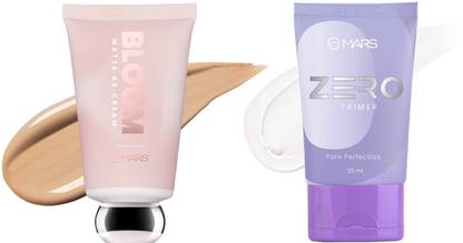 MARS Blooming Dewy BB Cream Foundation and Zero Pore Perfection Primer Foundation
