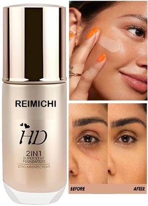 REIMICHI HD 2IN1 Super Stay For All Skin  Foundation