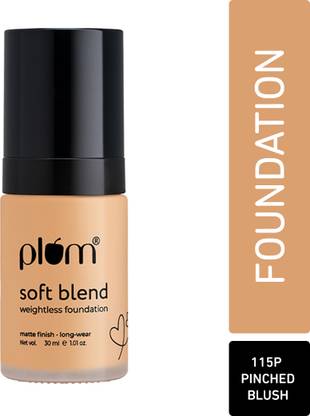 Plum Soft Blend Weightless Foundation | Matte Finish | Hydrating | Pinched Blush-115P Foundation